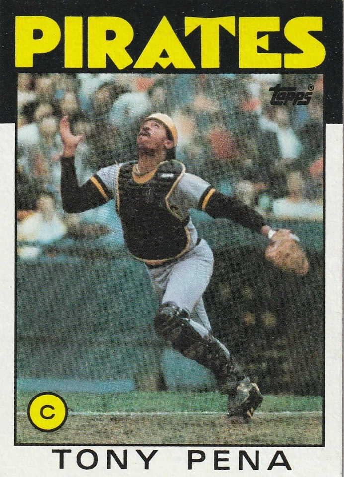 FREE SHIPPING-MINT-1986 Topps Tony Pena #260 PLUS PIRATES BONUS CARDS - Image 1 of 1