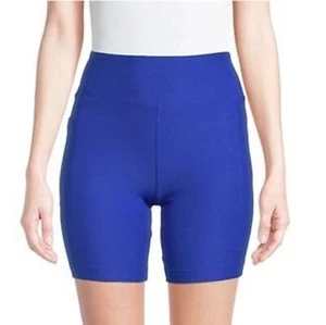 Small (3-5) No Boundaries Juniors Bike Shorts with Pocket metro solid blue NWT - Picture 1 of 4