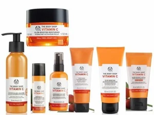 The Body Shop Vitamin C Glow Moisturiser, SPF30,Cleanser,Mask,Peel,Mist,Reviver  - Picture 1 of 11