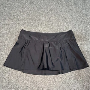 NWT Kona Sol Swim Skirt Cover w/ Liner Black Women's Size 1X - Picture 1 of 12