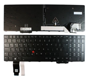 UK   Layout With Pointer Backlit Black Keyboard For Lenovo PK1338ZB2B11 - Picture 1 of 1