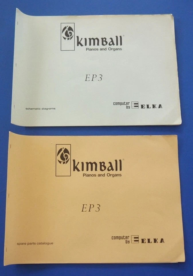 ELKA Kimball Pianos & Organs Schematic Diagrams and Spare Parts Catalogue EP 3 - Image 1 of 1