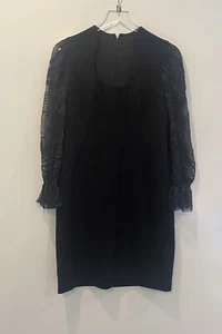 Elie Tahari Floral Embroidered Sheer Sleeves Cocktail Dress Womens Size 6 (1231) - Picture 1 of 6