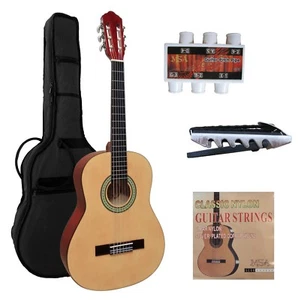 Konzertgitarre - Gitarre 3/4 natur, MI-classic-jugend-mit Zubehör - Set!n - Bild 1 von 6
