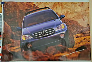 Original Mercedes-Benz M-Class Concept AAV Showroom Poster 24" x 36" W163