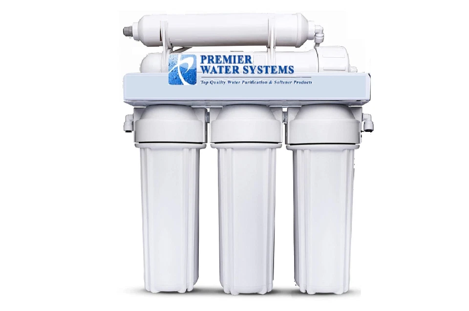 Premier Reverse Osmosis Water Filtration 5 Stage Core System 150 GPD U.S.A. - Image 1 of 1