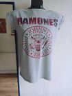 Official Ramones Grey Cotton Cap Sleeve T-Shirt Uk Size 8 VGC