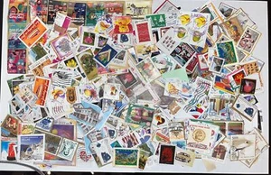 Lot Of 100+ Stamps From Around The World Mexico Russia Philippines Germany Singa - Picture 1 of 4