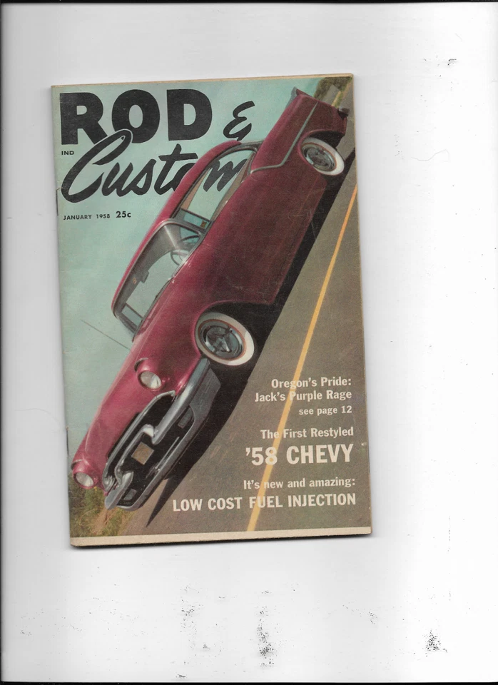ROD & CUSTOM MAGAZINE--------JANUARY 1958 - Image 1 of 1