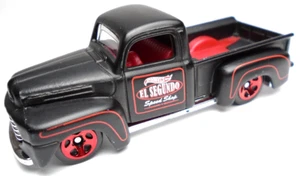 2017 HOT WHEELS '49 FORD F1 EL SEGUNDO SPEED SHOP BLACK 2 7/8" DIECAST PICKUP - Picture 1 of 6