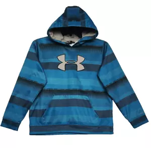Sudadera con Capucha Under Armour para Niños Jóvenes Talla X- Grande Calce Suelto Polar Pullover Azul - Imagen 1 de 19