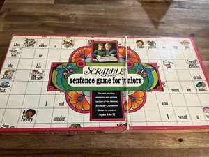 Vintage Scrabble for Juniors 1973 Game Crossword - Picture 1 of 8