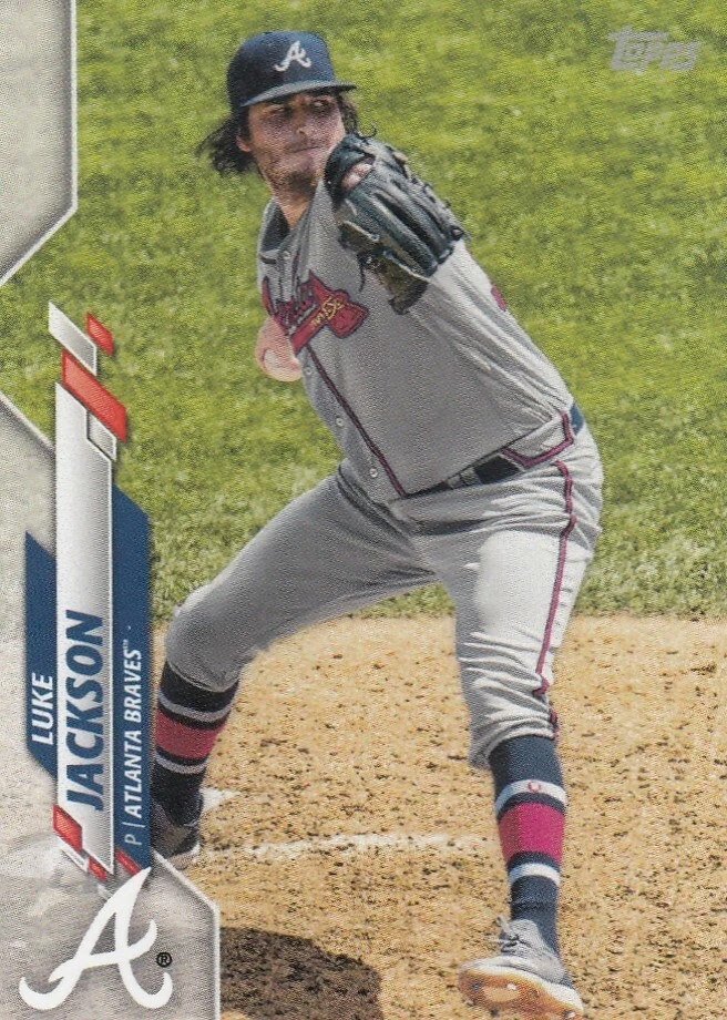 LUKE JACKSON TOPPS MINI ON DEMAND BASE ATLANTA BRAVES #215 2020 20 - Image 1 of 1