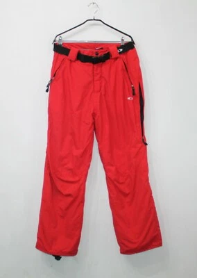 Salomon Red Ski Pants Mens Snowboarding Skiing Salopettes Trousers Snow Size XL - Image 1 of 4