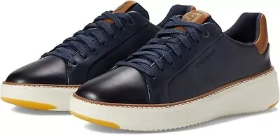 Мужской блейзер Cole Haan Grandpro Topspin темно-синий кожа/Britis C37158 США 13 M ЕС 46 - Изображение 1 из 4