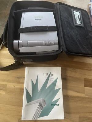 InFocus LP130 DLP Projector + Case, Cables, and Manual - Image 1 of 4