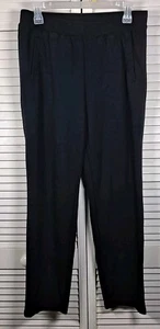 PANTALONES D&CO Denim&CO negros elásticos pierna recta pull-on talla S bolsillos abertura EPOC - Imagen 1 de 5