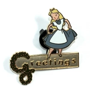 Disney Pin Trading Alice in Wonderland Advent Calendar Greetings Christmas 2002 - Picture 1 of 1