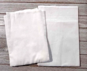 Handkerchiefs Hanky Mens Womens White Cotton 8 Pc. 15" X 15"  - Picture 1 of 1