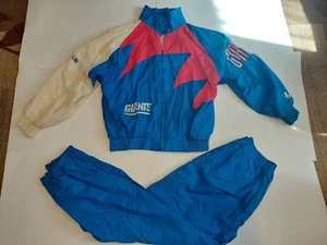 Sharktooth New York Giants Pro Line Jacket Men’s Size L With Pants Vintage - Picture 1 of 18