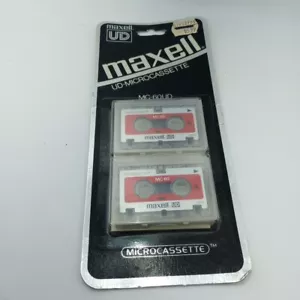 #M) Maxell UD MC-60UD Ultra Dynamic Microcassette Tapes Neu & Versiegelt - Bild 1 von 2