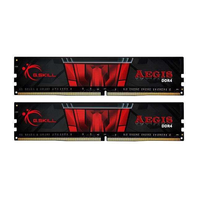 G.SKILL F4-3000C16D-16GISB Aegis 16GB (8GBx2) DDR4 3000 MHz Memoria RAM - Nero