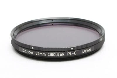 Original Canon 52mm Circular Polarizer Filter with Original Case and Box 0471 - Image 1 of 4