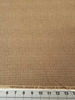 Tela a cuadros marrón Northwoods Crossing Holly Taylor Moda por comprar Foto 1 de 3