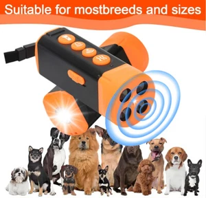 Dog Barking Deterrent Device Portable Ultrasonic Bark Control Repeller Silencer - Picture 1 of 14