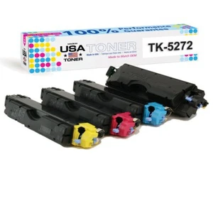 Toner for Kyocera ECOSYS P6230cdn,TK-5270K/C/M/Y (CMYK,4 cartridges) - EURO CHIP - Picture 1 of 3