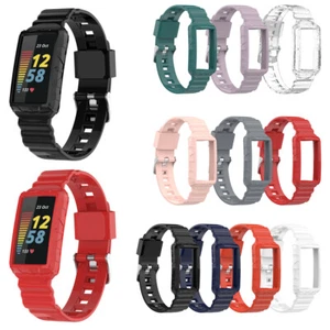 Watchband For Fitbit Charge 5 Strap Band Silicone Replacement Bracelet Case - Picture 1 of 20