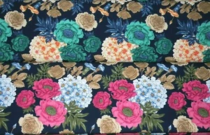 Tejidos de jersey ♥ Paquete de tela ♥ Jersey ♥ Stetchjersey ♥ Flores - Imagen 1 de 3