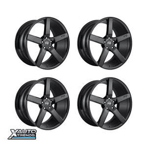 Niche M188 Milan Gloss Black 20X8.5 5X114.3 35mm (Set of 4) - Picture 1 of 1