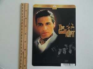 DER PATE TEIL II BLOCKBUSTER VIDEO DISPLAY BACKER KARTE 5,5" X 8" - KEIN FILM - Bild 1 von 3