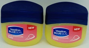 2 New BABY Vaseline Blue Seal Gentle Protective Jelly 3.38 oz (100ml) Each - Picture 1 of 1
