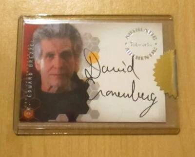 2006 Inkworks ALIAS trading crd uncirculated auto autograph David Cronenberg A21 - Image 1 of 2