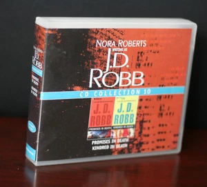 Nora Roberts as J.D. Robb, 10 CD Collection, PROMISES IN DEATH, KINDRED IN DEATH - Picture 1 of 5