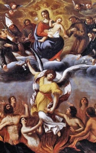 Purgatory Prayer Card, 5-pack, with Two Free Holy Cards - Bild 1 von 2