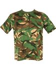 Mens Army Combat Military Dpm Woodland Desert Urban Green Black Camo T-Shirt New