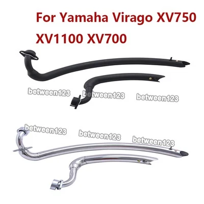 Sistema de escape completo antideslizante para motocicleta Yamaha Virago XV750 XV1100 XV700 Foto 1 de 4