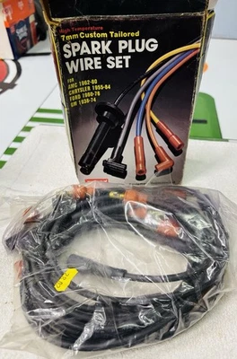 Juego de cables de bujía 2802 7 mm 55-73 Chevy 348 409 Buick 340 400 Ford 289 351 Foto 1 de 4