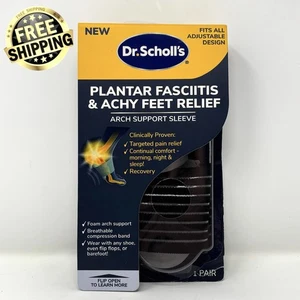 Dr. Scholl's Plantarfasziitis & schmerzende Füße Relief Fußgewölbe Stützhülse 1 Paar Neu - Bild 1 von 6