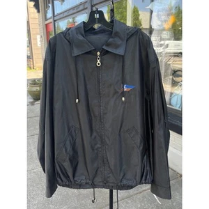LOUIS VUITTON Black International LV Cup Hooded Windbreaker Men's Jacket Large - Picture 1 of 7