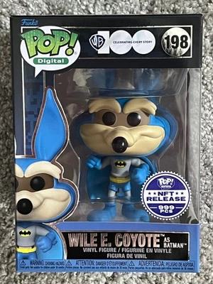 Funko Pop! Digital - Wile E. Coyote as Batman #198 WB100 *GRAIL* 999 Pcs. - Image 1 of 4