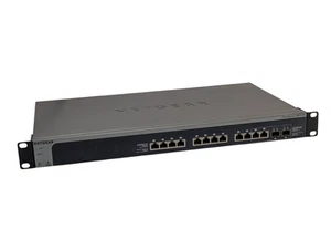 LOT 2x NETGEAR 12-Port 10GbE Smart Switch XS712T 12x 10GbE RJ45 2x SFP+ Q- - Picture 1 of 6