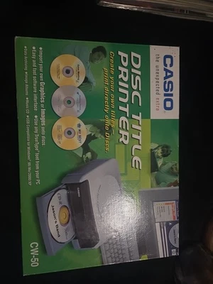 Casio CW-50 CD/DVD Thermal Printer - Image 1 of 2