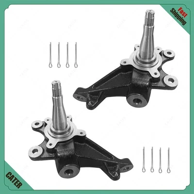Set of 2 2" Front Drop Spindles for 1984 1985-1995 Toyota Pickup 2WD 2.4L 3.0L - Imagem 1 de 4