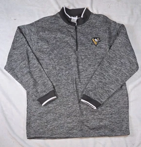 NHL Pittsburgh Penguins Licensed Crew Neck Scaled XL 1/4 Zip - Picture 1 of 3