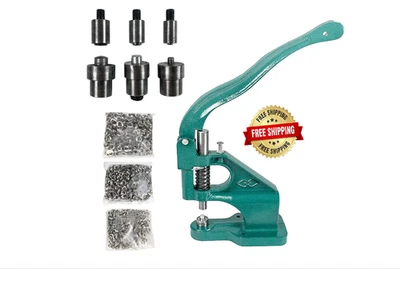 Kit de herramientas para perforar ojales de alta resistencia con prensa manual Foto 1 de 4