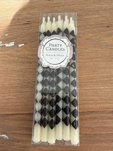 Retired Mackenzie Childs Courtly Check Party Menorah Birthday Candles NIP - Picture 1 of 3